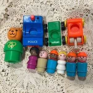 Vintage Fisher-Price little people & vehicles